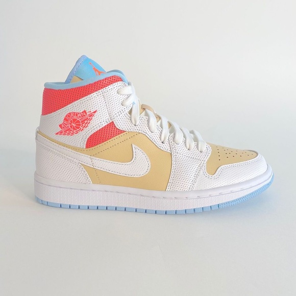 Nike Shoes - AUTHENTIC NIKE WOMEN'S AIR JORDAN 1 MID SE SESAME